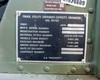 AM General M1152 HMMWV data plate showing model M1152, NSN 2320-01-518-7332, curb weight 6400 lbs, payload 5100 lbs, gross weight 11500 lbs