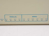 Buffalo Printer Buffer SL – close-up of front-panel channel status strip showing PARALLEL CH0–CH3 and SERIAL CH4–CH9 LED indicators