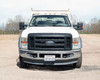 2009 Ford F450 XL Super Duty – straight-on front grille view with California license plate visible