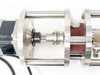 Ametek 3482-MAC5115 motor-to-pump coupling interface – closeup of drive shaft chuck and coupling mechanism between motor and pump body