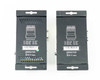 Binary B-500-EXT-230-RS HDBaseT Extender — rear/bottom view of both units showing TIA/EIA-568-B wiring diagram, compliance markings (FCC CE), and 'Engineered in USA, Manufactured in Taiwan' label