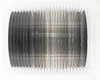 Atecom 100mm silicon wafer cassette – overhead angled view showing second cassette of 25 wafers with polished mirror surfaces
