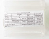 Atecom Technology cassette label closeup – Part 03-09-009, 25 wafers, P/Boron/(100), 525±25µm, epi 1250±20% Ωcm, run 06-II-B1078