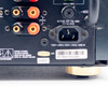 Sonance SONAMP 1250 MKII rear panel IEC power inlet and label — 120V~/60Hz 240V~/50Hz 1200W rating plate, AC fuse AG3 15A/120V and 8A/240V, Made in Taiwan label, serial number barcode
