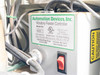 Automation Devices Inc. Vibratory Feeder Controller Model 6000.1 label – 120V AC, 50/60Hz, 15A rating, UL listed, Fairview PA