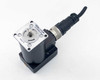 AeroTech 101-SMB2-HM stepper motor top-down view showing NEMA 23 flange face and output shaft