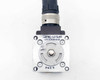 AeroTech 101-SMB2-HM stepper motor bottom flange face showing Part No. 4873462 and LA23DG8-01R label with serial 9623