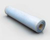 Jura-Plast Type TL solar cell encapsulant film roll – angled view showing translucent blue film on cardboard core