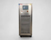 Lneya SUNDI-255 cooling and heating machine direct front view showing full stainless steel cabinet with mesh ventilation grille and touchscreen control panel