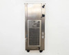 Lneya SUNDI-255 rear view showing full stainless steel back panel with mesh vent, rear-mounted pressure gauges, and caster wheels