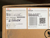 Entegris logo close-up on NOWPak 200L liner diptube shipping carton