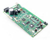 Zebra 404720-001P P110i replacement logic board — angled top view showing component side with large capacitors and multi-chip layout