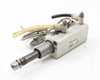 SMC MKB20-20R-F79WL Pneumatic Rotary Clamp Cylinder – angled right side view showing extended clamp shaft and pneumatic fittings on top