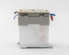 Omron G3PA-420B Solid State Relay right side profile view showing HOT SURFACE warning label on heat sink with lead wires visible at top