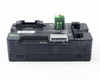 Omron CRS1-RPT01 CompoNet Network Power Supply Repeater – top-down reverse view showing PORT1, PORT2, RPT node address dial, and MS NS indicators