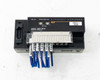 Omron CRT1-ID16 Remote Terminal Input Module – front view showing CompoBus/D label, MS/NS LEDs, WORD NODE ADR dials, and 16-channel terminal strip