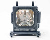 Sony LMP-H202 projector lamp with module – straight-on front view showing UHP bulb and reflector