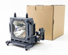 Sony LMP-H202 projector lamp module with original cardboard box alongside