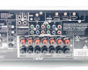 Pioneer VSX-917V-K rear panel right section close-up showing HDMI inputs and output, component video outputs, monitor out, surround speaker terminals, and Neural Surround branding