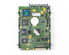 IBM 99F7832 hard drive PCB top-down view showing IBM controller chip, WDC and other ICs, and connector edge
