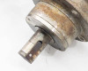 Minply MFO-60 circular safety chuck — shaft and body side view showing surface rust and patina on steel body