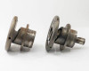 Minply MFW MFO-60 circular safety chuck pair — side-by-side flange view showing both units' condition