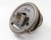 Minply MFO-60 circular safety chuck — front face close-up showing drive jaw mechanism and heavy surface rust on interior