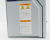 SMA Sunny Boy SB3000US — bilingual English/French electric shock hazard warning label on side of enclosure