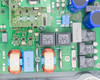 SMA SB3000US PCB — AC output section showing VNQS.15/06S5B relays, EPCOS toroidal inductors, and blue film capacitors
