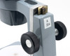 AO 569 arm and focus rack detail showing rack-and-pinion mechanism, focus knob, and asset tag A 354