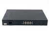Araknis AN-310-SW-R-8-POE — rear panel view showing 8 RJ-45 PoE+ ports, 2 SFP uplink ports, reset button, and IEC C14 power inlet