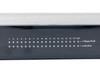 Close-up of front panel LED indicators for ports 1–18F on Araknis AN-210-SW-R-16-POE showing 1 Gbps/PoE and Link/Act LED rows