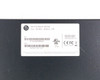 Bottom label of Araknis AN-210-SW-R-16-POE showing model number, power input specs (100–240V, 50–60Hz, 2.5A), serial number barcode, MAC address, UL listing, CE and FCC marks, and Made in Taiwan