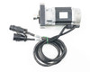 Allen-Bradley TLY-A230T-HJ62AN Kinetix Servo Motor output shaft end view with cable harness laid out
