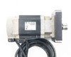 Allen-Bradley Kinetix Inverter Duty AC Servo Motor label close-up showing Kinetix branding and CE certification mark