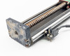 Hiwin KK60 opposite end view showing ball screw exposed end, end plate, and limit switch connector