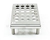 CMI 24 Spaces, 6x4 Stainless Steel Freezer Test Tube Rack, Two Pieces CMI 24 Spaces, 6x4 Stainless Steel Freezer Test Tube Rack, Two Pieces