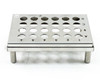 CMI 24 Spaces, 6x4 Stainless Steel Freezer Test Tube Rack, Two Pieces CMI 24 Spaces, 6x4 Stainless Steel Freezer Test Tube Rack, Two Pieces