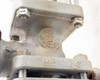 Kiely Mueller valve body – close-up of cast medallion reading Est. 1919 Mueller, with cast part number KM-20761 visible on body