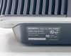 Sony VPL-VW50 — right-side top view showing ventilation grille, caution labels, and Sony branding