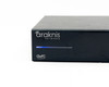 Araknis AN-210-SW-R-8-POE 8-port gigabit PoE switch – front-left three-quarter view showing top and front panel with LED indicators