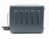 HP Hewlett Packard 608F VHF Signal Generator – three-quarter front view showing front panel, analog meters, frequency dial, and power cord