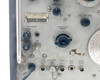 HP 608F VHF Signal Generator – close-up of RF Output attenuator calibration meter and Ampl Trimmer control knob
