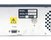 Hiden ESPION rear panel model label close-up – MODEL: ESPION, SERIAL NO: ESN 4109R/10779, SUPPLY and FREQ fields visible