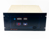 RFVII RF-20-XXVII front panel straight-on view showing 4-digit LED incident and reflectant power displays, RF Enable switch, and Power Set knob