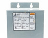 Jefferson Electric 416-1251-000 nameplate close-up showing Cat No, voltage, phase, insulation class, date code, and UL listings