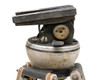 O'Connor C-440-0 fluid head rear view showing pan/tilt adjustment knobs, dovetail plate, and bowl base detail