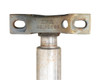 Close-up of INA GG.ASE06 pillow block bearing top cap showing model markings and shaft collar detail