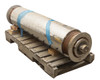 End flange assembly and structural mounting interface – rear view detail