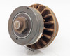 Nexen 805275 L-600 Air Engaged Friction Clutch side profile showing rotor disc, cooling fins, and surface oxidation